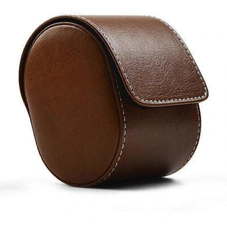 Klockfodral för Resor, Enkel Klockbox, Läder Rese Smyckesförvaringsbox Enkel Klockfodral