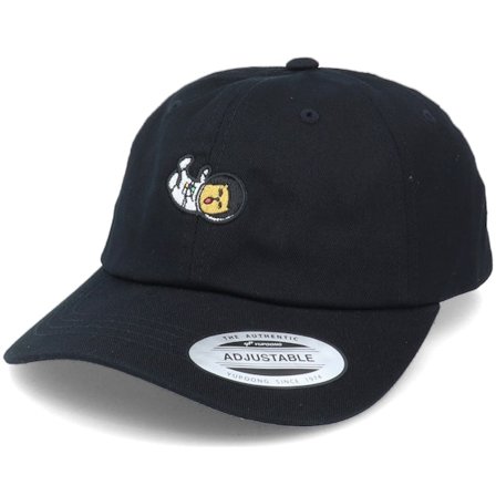 Abducted - Noir unconstructed Casquette - Cat Lost In Space Black Dad Cap @ Hatstore