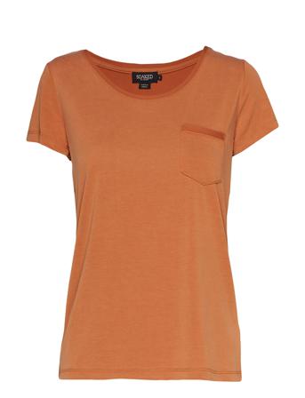 Slcolumbine Tee T-shirt Top Orange Soaked In Luxury