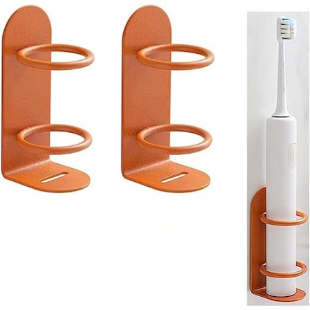 Elektrisk Tandbørsteholder, Vægmonteret Tandbørsteholder Miljøvenlig Mighty