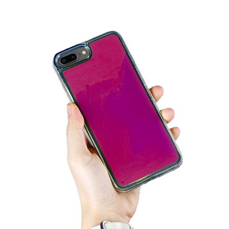 Liquid Neon Sand cover til iPhone 7 Plus & iPhone 8 Plus - Violet