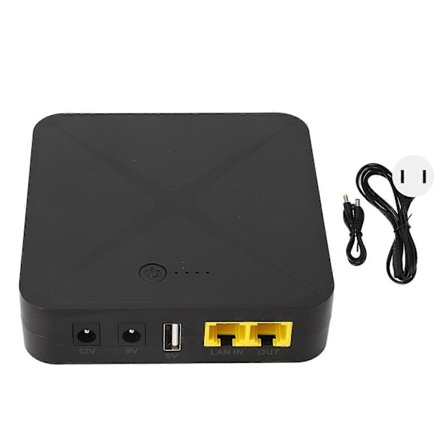 Mini UPS 5V 9V 12V 48V POE-portti Keskeytymätön Virtalähde 8000mAh 18Wh UPS Akkuvarmennus Kameralle