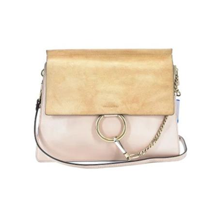 Chloé Pre-owned, Leather Crossbody Bag Beige, Dames, Maat:ONE Size
