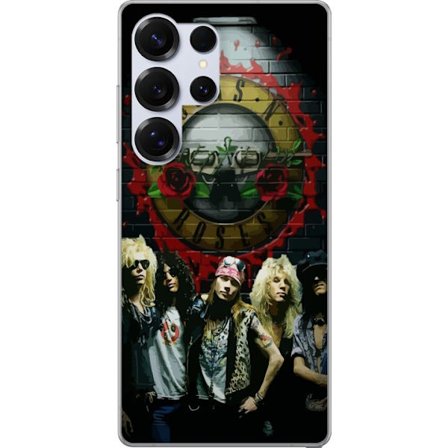 Kompatibelt Mobilskal till Samsung Samsung Galaxy S25 Ultra Guns N Roses Rock Musik Band