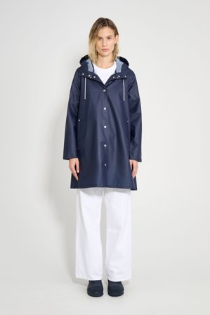 Mosebacke Lightweight Raincoat Navy