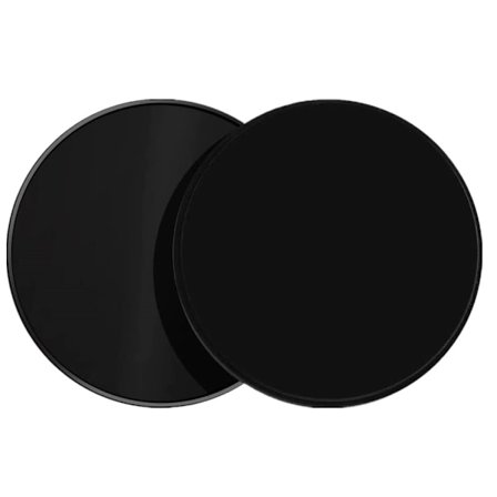 2 par glide-skiver, udstyr til ryg-, hofte- og benøvelser