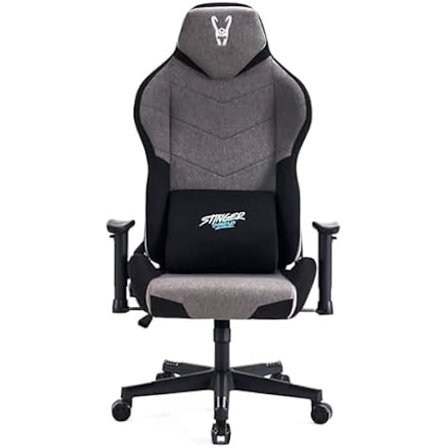 Woxter Stinger StationTitan Dark Office gaming stol (gamer, stålaksel, gaslift, anti-plet stof, ergonomisk,
