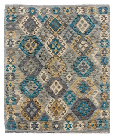 Hand Woven Kilim Afghan Old Style Rug 154X200 Wool Small