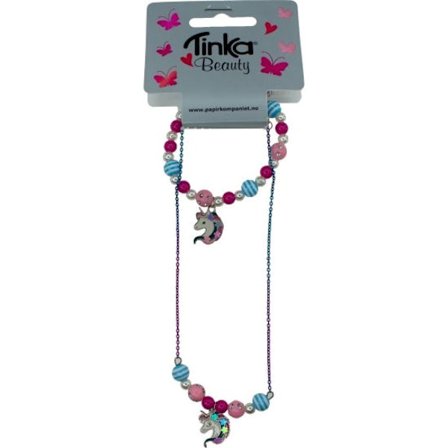 Halsband & Armband med Enhörning - Tinka