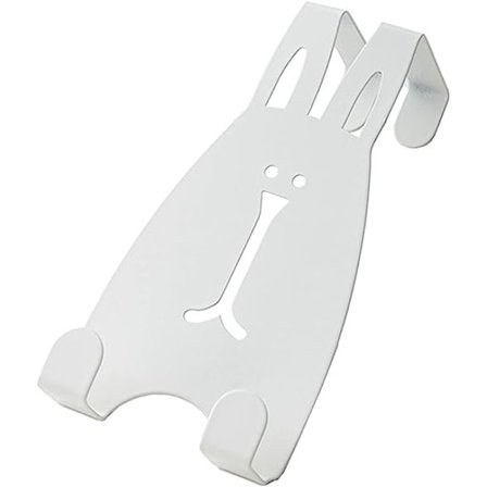 Punch Free Over Door Hook Towel Hanger, Cartoon Rabbit Door Back Hook Wardrobe H