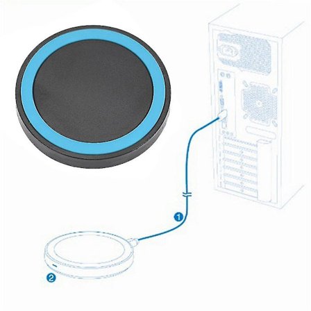 Universal Qi Trådløs Ladingspute for Telefon