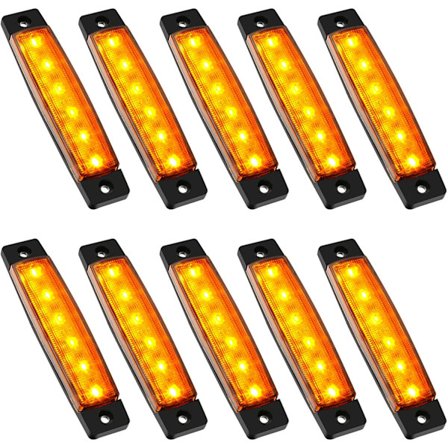 10 st LED-stenremsor för bilunderglödning, hjulhusbelysning