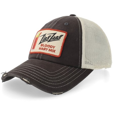 American Needle - Svart trucker Caps - Zingzang Orville Black/White Trucker @ Hatstore