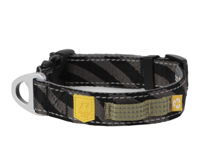 Woolly Wolf - Halskjede Roam Black Ripple - XS - Hund - Halsbånd - ZOO.no