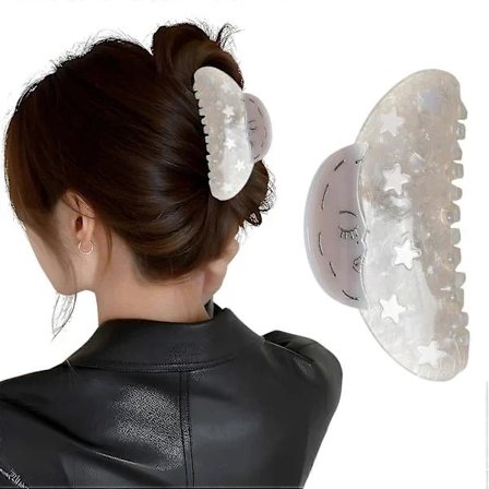 Kuukampa - Tyylikäs Tähtikampa - Ranskalainen Hiustarvike Naisille