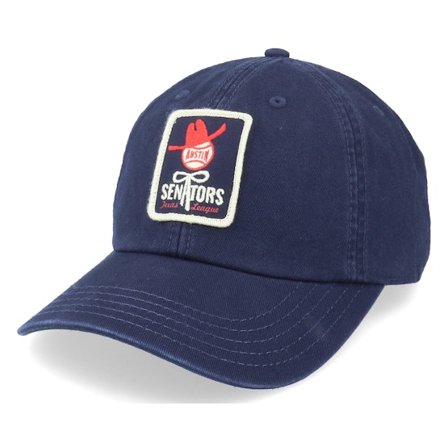 American Needle - Sininen unconstructed Lippis - Austin Senators Archive Navy Dad Cap @ Hatstore