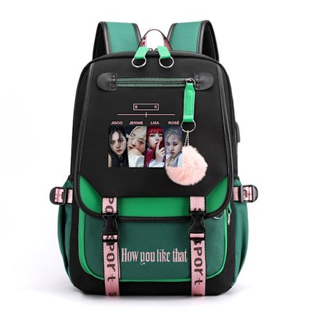 BLACKPINK Rygsæk Skole Taske