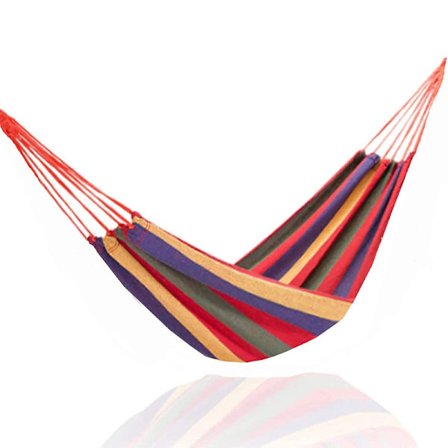 Hängande hängmatta för trädgård 260 cm x 80 cm med vikt 150 kg