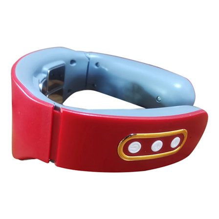 Hals Intelligent Puls Vibrasjonsmassasjeapparat Bærbar Cervikal Ryggsøyle Avslappende Trådløst Hjemmekontor Instrument