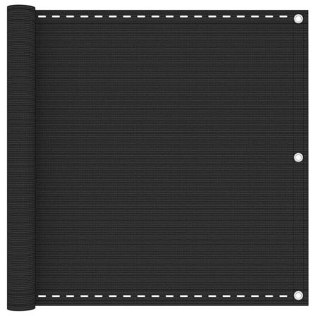 vidaXL Balkongskärm HDPE 90 x 400 cm antracit