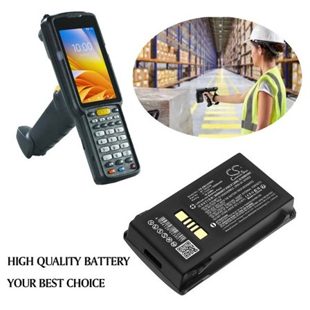 Batteri for strekkodeskanner for Zebra MC33, MC330, MC3300 osv.