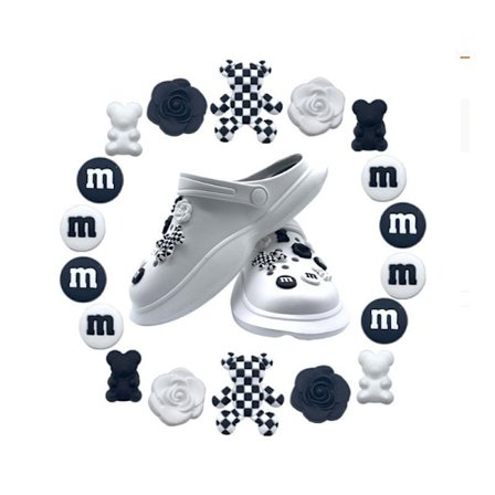 18 st sesam street skoprydnader för clogs, skoprydnader för Cr