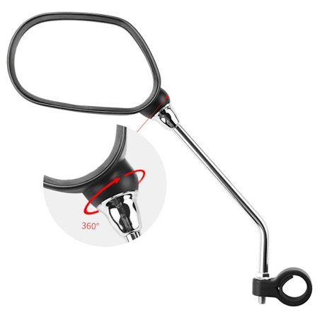 Par sykkel speil Rørjusteringsspeil Bakspeil Bakspeil