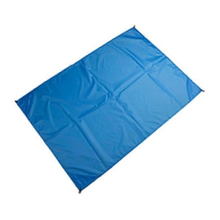 Bärbar Vattentät Sandtät Strandfilt Lätt Stor Picknick Camping Matta Presenning med Dragsko Bärväska