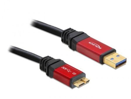 Delock Premium - USB-kabel - USB-type A til Micro-USB Type B - 2 m