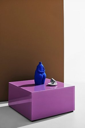 Jotex - Tisch Aus Farbigem Glas 60x60 Cm Glas/MDF Pop - Kaufen Pastill - Möbel bei Jotex