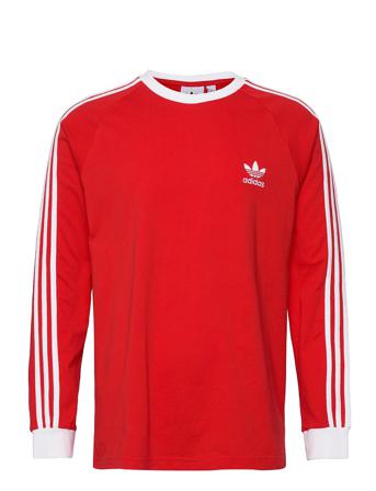 Adicolor Classics 3-Stripes Long Sleeve Tee Red Adidas Originals