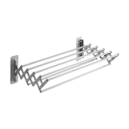 Väggmonterat torkställ för kläder 7 stänger Handdukstorkställ för garage balkong