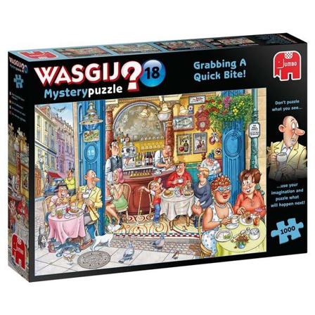 Wasgij Pussel - Mystery 18: Det Lokala Caféet! 1000 Bitar Multifärg