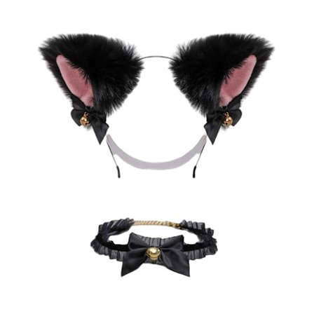 Lolita spets pannband med rosett choker