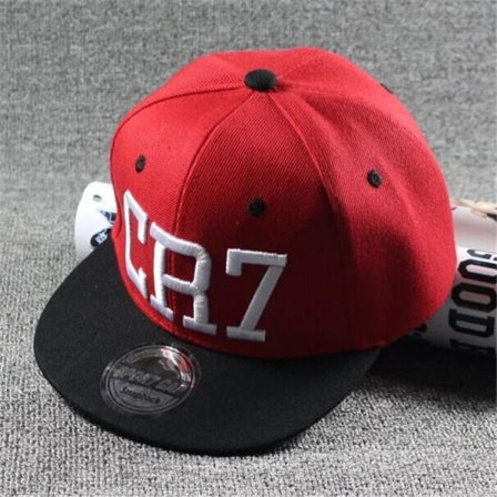 Ny mote for barn Cap Hat Boys Girls Kids Messi Snapback Hats Hip Hop Caps rød CR7
