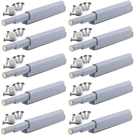 Magnetiske låser som åpnes ved trykk, åpner og lukker døren med et enkelt trykk (10 stk)