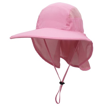 Aurinkohalakko Miehille Naisille UPF 50+ Ulkoilu UV Kesälippis Kaulan Suojalla Vaellus Kalastus Hattu Ranta Taitettava Safari Bush Hatut Verkkohalakko