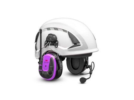 PELTOR Hjälmkåpa WS Alert XPI+ lila - Lyreco - Skyddsutrustning - Hörselskydd - Hjälmkåpor