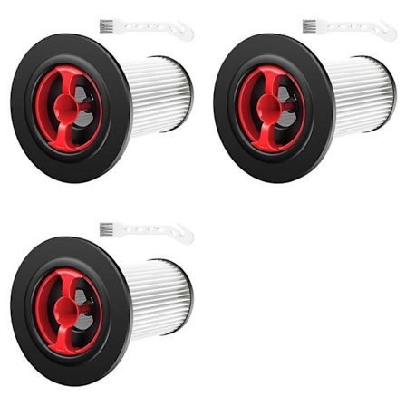 3X Erstatningsfilter Kompatibelt med Bosch Unlimited Gen2 Serie 8 Støvsugere, HEPA Filter Kompatibelt med Bosch Støvsugere 12036642