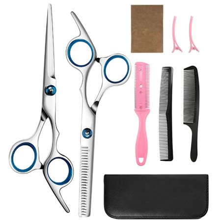 6 tommer frisørsaks, tyndingssaks sæt, professionel