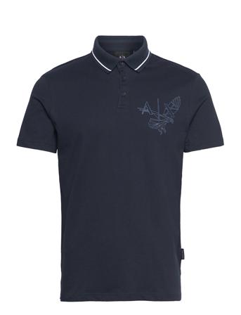 Polo Polos Short-sleeved Marineblå Armani Exchange*Betinget Tilbud