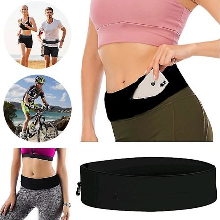 Midjeväsk Running Belt Midjeväsk Running Pouch Belt (XL)