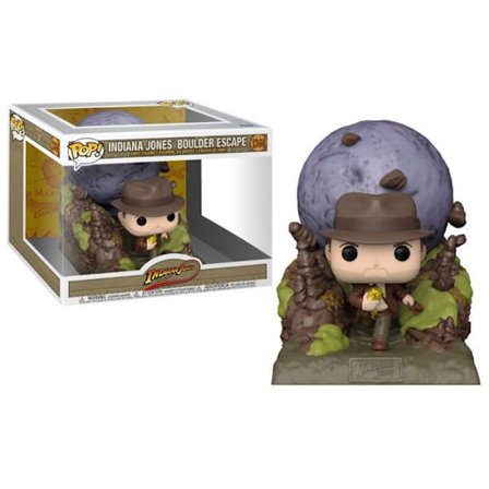 Figurer - Funko - Indiana Jones Pack 2 Pop Moment! - Boulder SCN - 9 cm