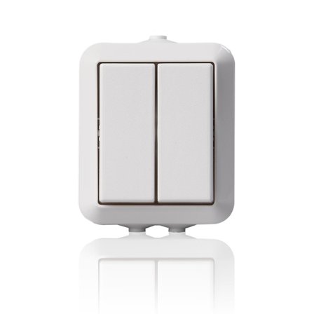 ABB 1065SW Strømbryter IP44 Krone, Strømbrytere & vegguttak