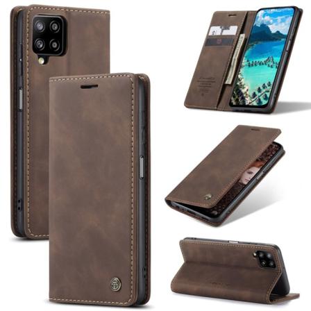 Caseme Plånboksfodral Samsung Galaxy A12 - Coffee Brun
