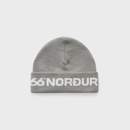 66 North men's 66°Norður Beanie Accessories - Solid Grey - one size