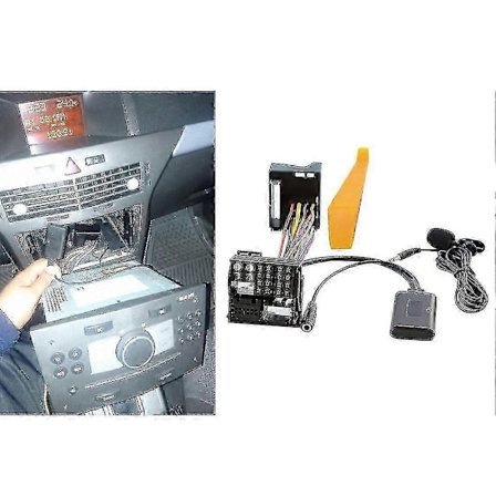 Opel Cd30 Mp Auto Bluetooth 5.0 Aux-kaapeli Mikrofoni Handsfree Matkapuhelin Ilmainen Puheluadapteri