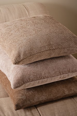 Jotex - Putetrekk 3-pakke 50x50 Cm beige - CHLOE - Kjøp Pynteputer & trekk hos Jotex