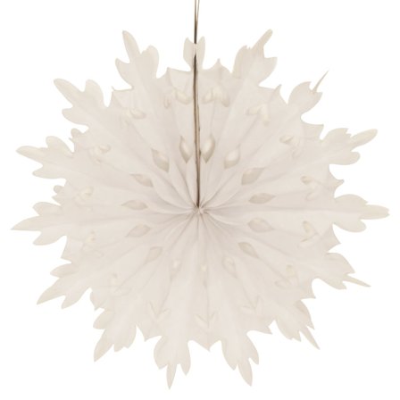 Valkoiset Lumihiutaleet Hunajakennokoriste