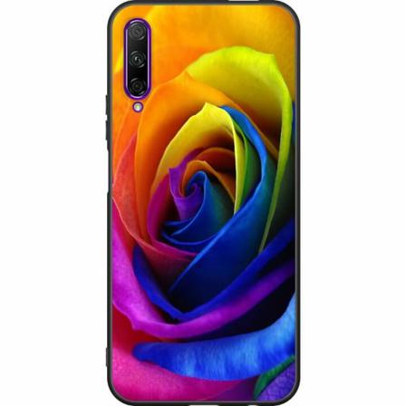 Honor 9x Pro Svart Skal Rainbow Rose